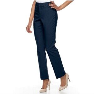 Gloria vanderbilt Haven  Mircotech Straight-Leg Dress pants size 10 short